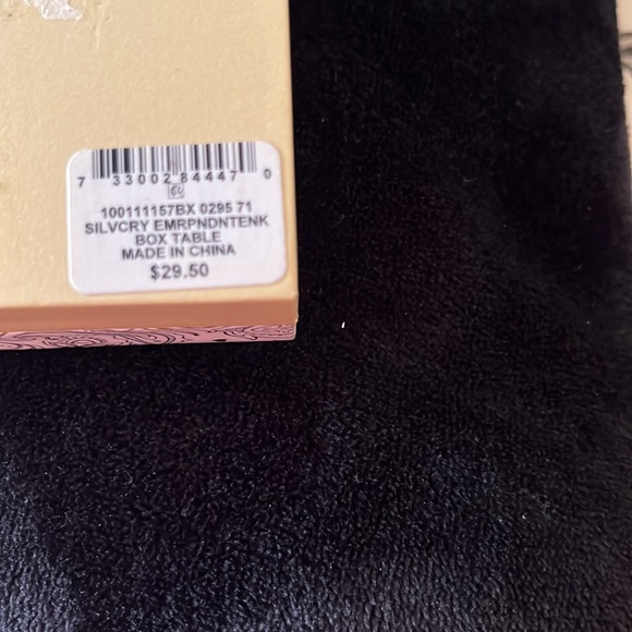 Necklace & earrings set! custom jewelry silver in color. - Picture 3 of 3